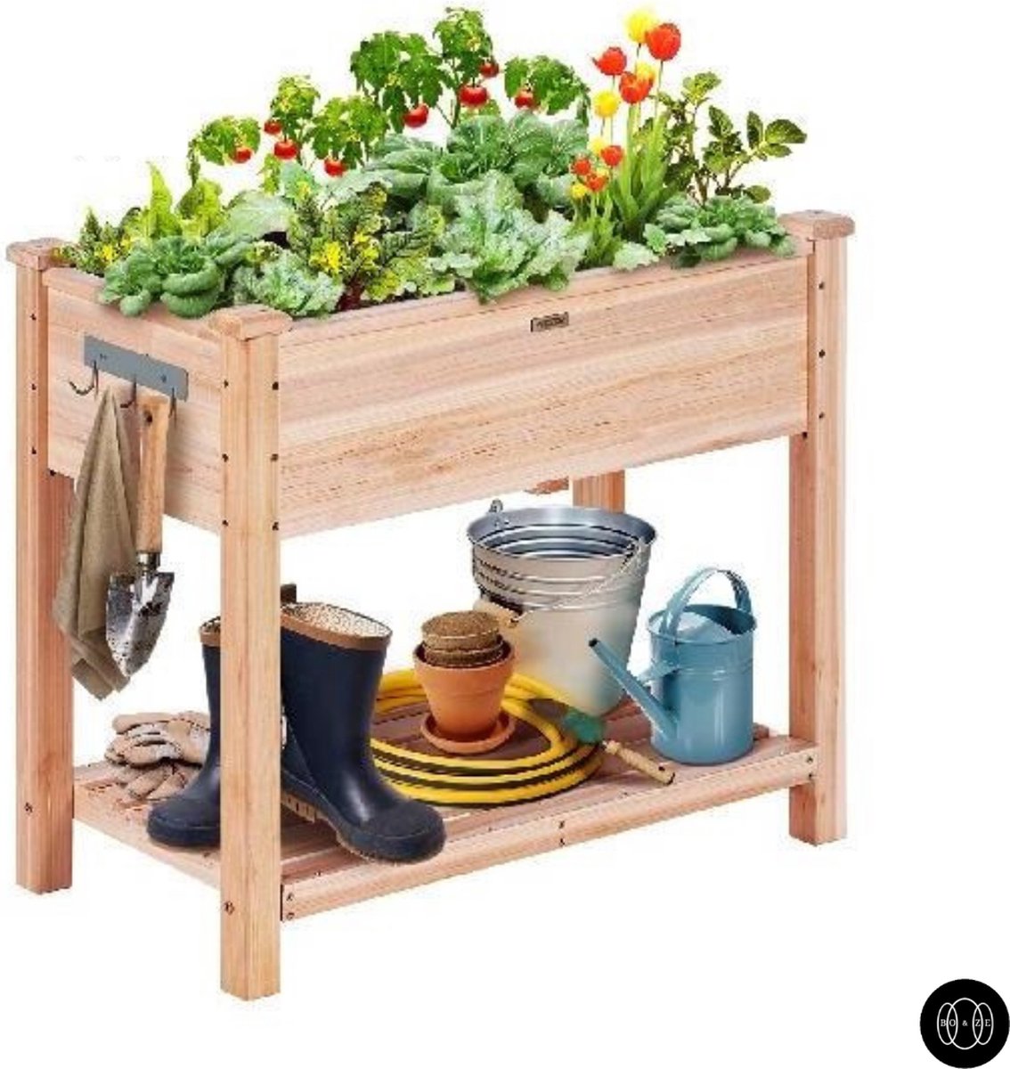 Houten kweekbak op poten Bose Houten kweekbak op poten<br />