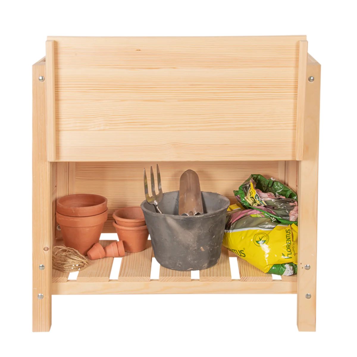 Kweektafel met opbergruimte binnenkant Kweektsfel met opbergruimte<br />