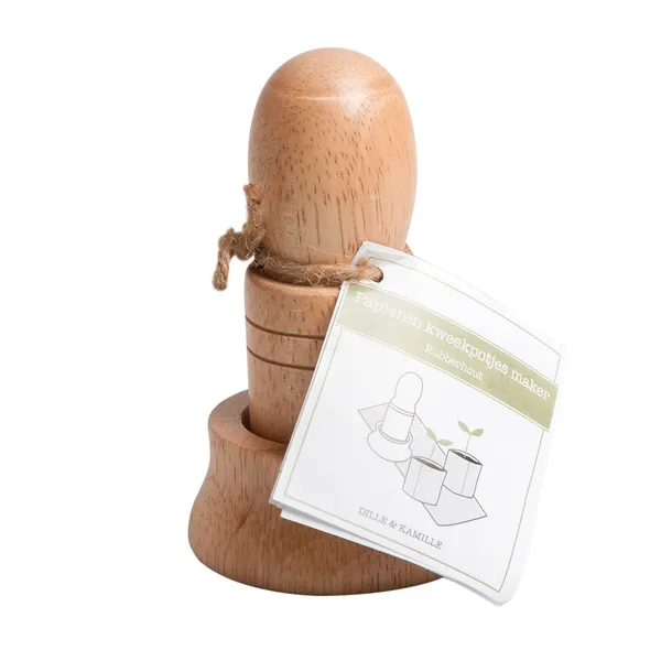 Stamper om eigen kweekpotjes te maken Stamper om je eigen moestuin kweekpotjes te maken