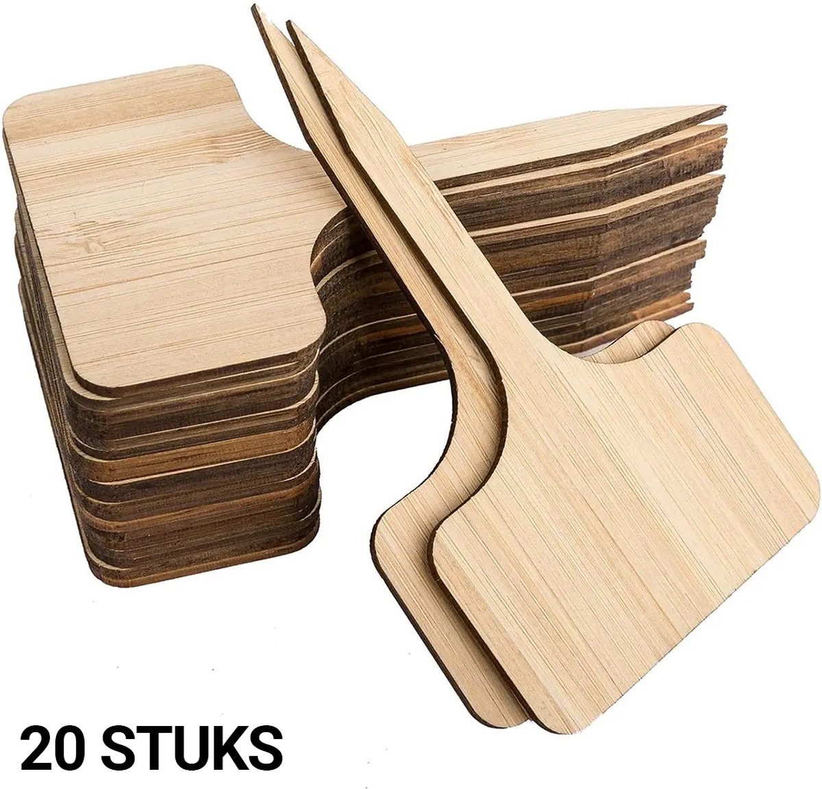 plantenlabels hout moestuincadeau